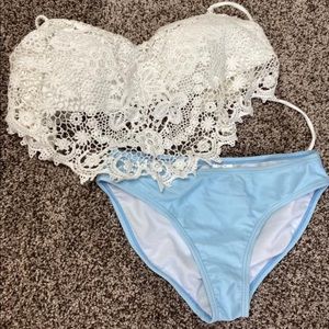 Doily Bandeau bikini